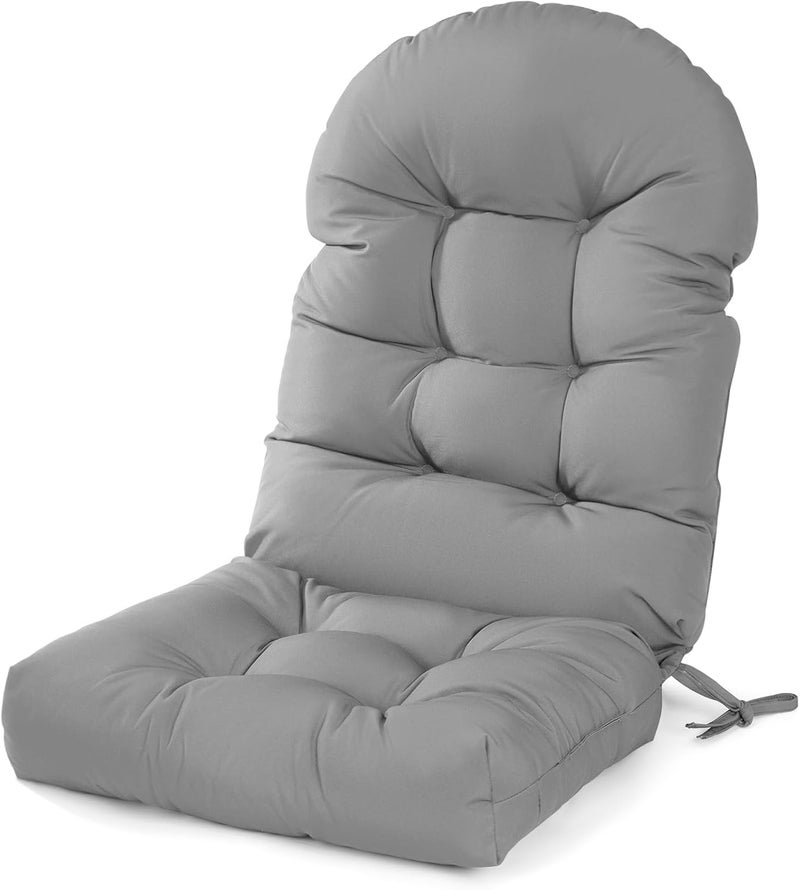 mudilun Adirondack Chair Cushion with Tie Outdoor Adirondack Chair Cushions Thick Tufted High Back Rocking Chair Cushions for Indoor Patio Furniture Chair Pads - Image 1